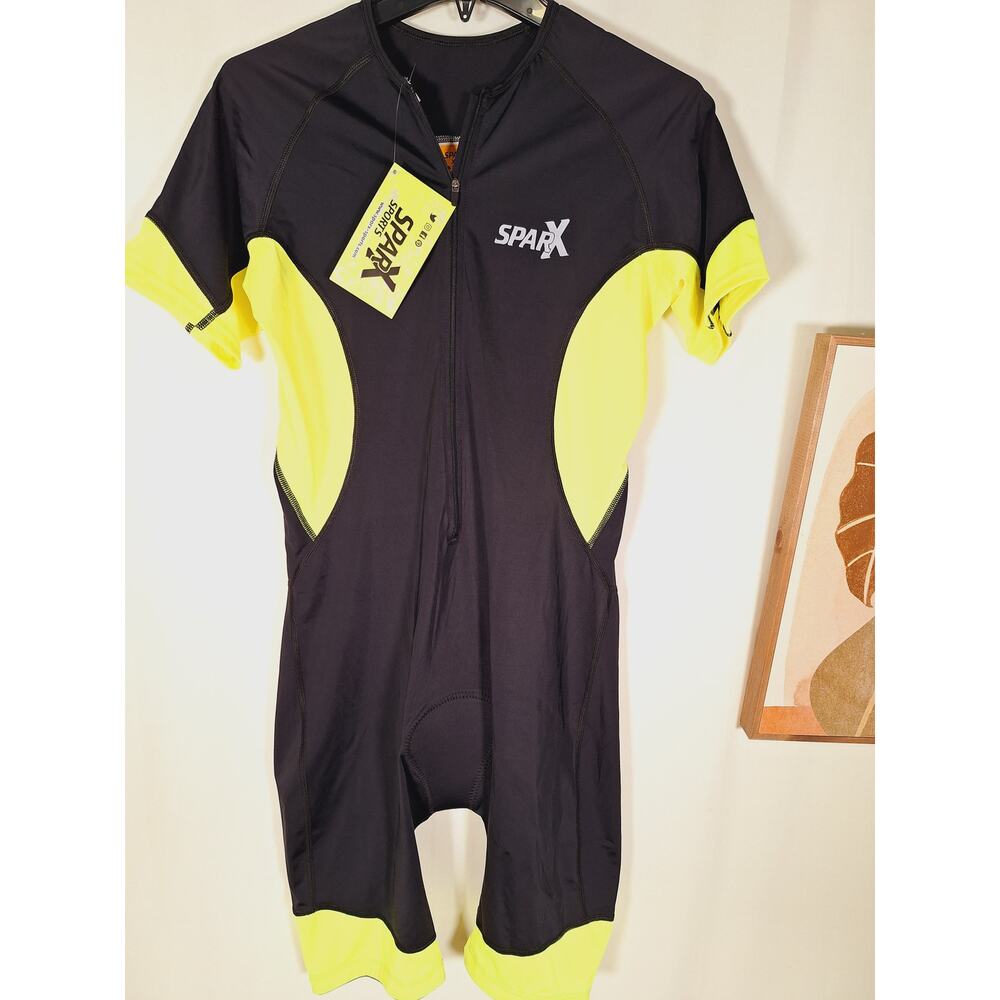 SparX Sports Men's Bicycle Triathlon Suit XL NWT - Picture 2 of 5